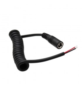 dc5.5*2.1mm female to open end spring cable